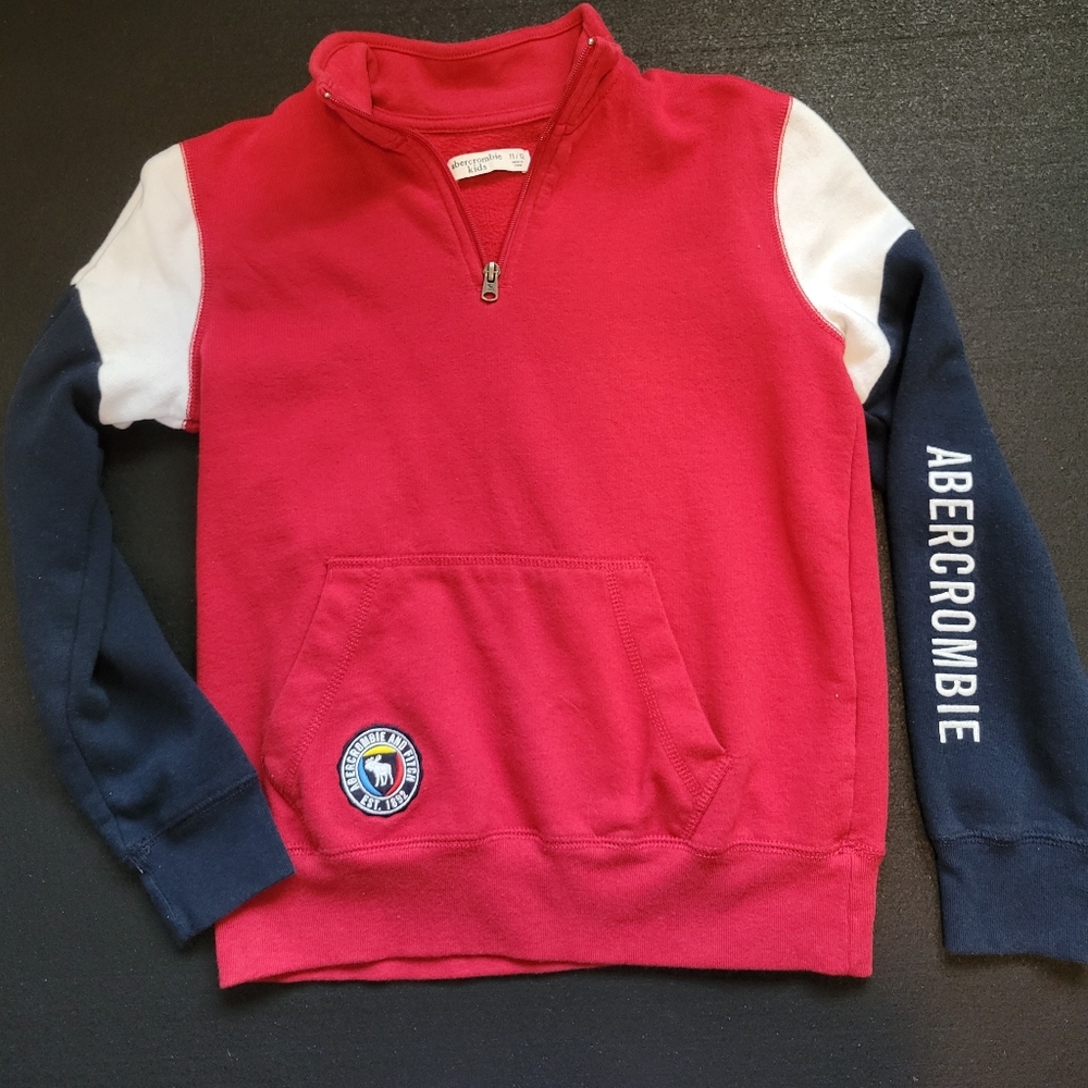 Abercrombie kids quarter zip girls sweatshirt size 11/12